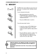 Preview for 12 page of Topcom BPM Wrist 2301 User Manual