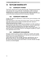 Preview for 14 page of Topcom BPM Wrist 2301 User Manual