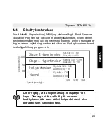 Предварительный просмотр 23 страницы Topcom BPM WRIST 2301B User Manual