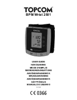 Topcom BPM WRIST 2501 User Manual предпросмотр