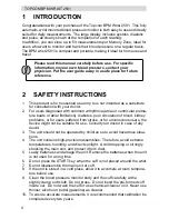 Preview for 4 page of Topcom BPM WRIST 2501 User Manual