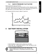 Preview for 7 page of Topcom BPM WRIST 2501 User Manual