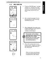 Preview for 11 page of Topcom BPM WRIST 2501 User Manual