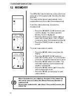 Preview for 12 page of Topcom BPM WRIST 2501 User Manual