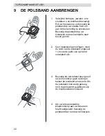 Preview for 22 page of Topcom BPM WRIST 2501 User Manual