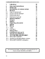 Preview for 68 page of Topcom BPM WRIST 2501 User Manual