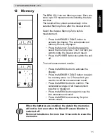 Предварительный просмотр 11 страницы Topcom BPM WRIST 2511 User Manual