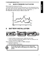 Preview for 7 page of Topcom BPM Wrist 3301 User Manual