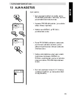 Preview for 65 page of Topcom BPM Wrist 3301 User Manual