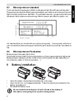 Предварительный просмотр 5 страницы Topcom BPM WRIST 5331 User Manual