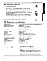 Предварительный просмотр 9 страницы Topcom BPM WRIST 5331 User Manual