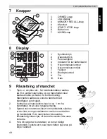 Предварительный просмотр 49 страницы Topcom BPM WRIST 5331 User Manual