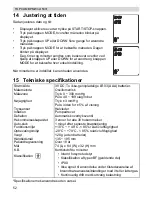 Предварительный просмотр 52 страницы Topcom BPM WRIST 5331 User Manual