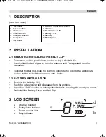 Предварительный просмотр 3 страницы Topcom Butler 1000 User Manual