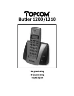 Topcom BUTLER 1200 (Swedish) Bruksanvisning предпросмотр