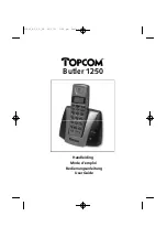 Topcom BUTLER 1250 User Manual предпросмотр