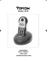 Предварительный просмотр 1 страницы Topcom BUTLER 1410 User Manual