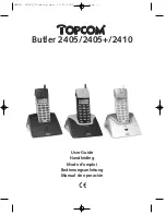 Topcom BUTLER 2405 User Manual предпросмотр