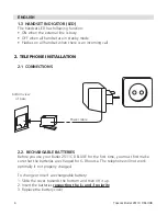 Предварительный просмотр 6 страницы Topcom Butler 2511C User Manual