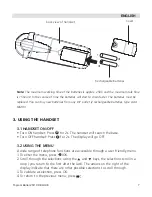 Предварительный просмотр 7 страницы Topcom Butler 2511C User Manual