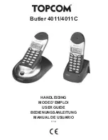 Topcom BUTLER 4011 User Manual preview