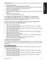 Preview for 19 page of Topcom BUTLER 4011 User Manual