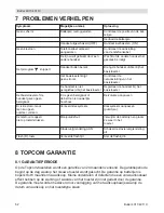 Preview for 52 page of Topcom BUTLER 4011 User Manual