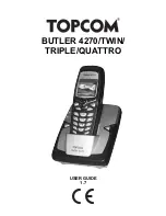 Предварительный просмотр 1 страницы Topcom BUTLER 4270 User Manual