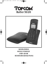 Topcom BUTLER 5020 User Manual предпросмотр