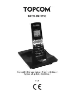 Topcom Butler 5750 User Manual preview