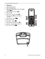 Предварительный просмотр 46 страницы Topcom BUTLER M1200 User Manual