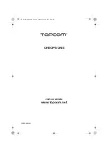 Предварительный просмотр 20 страницы Topcom CHEOPS ONE User Manual