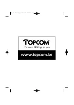 Предварительный просмотр 103 страницы Topcom Cocoon 350 User Manual