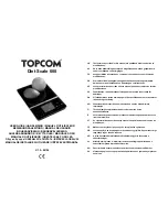 Предварительный просмотр 1 страницы Topcom Diet Scale 600 User Manual