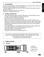 Предварительный просмотр 3 страницы Topcom D'LITE MAGIC User Manual