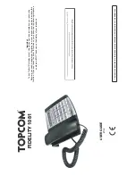 Предварительный просмотр 1 страницы Topcom FIDELITY 1081 User Manual