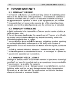 Preview for 10 page of Topcom HB 2F00 User Manual