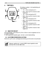 Предварительный просмотр 12 страницы Topcom HB 2F00 User Manual