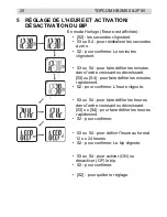 Предварительный просмотр 20 страницы Topcom HB 2F00 User Manual