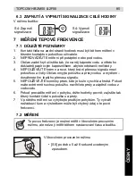 Предварительный просмотр 85 страницы Topcom HB 2F00 User Manual