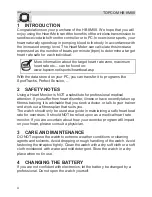 Preview for 4 page of Topcom HB 8M00 User Manual