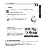 Preview for 5 page of Topcom HB 8M00 User Manual