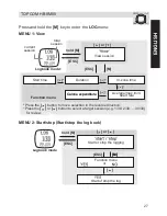 Предварительный просмотр 27 страницы Topcom HB 8M00 User Manual