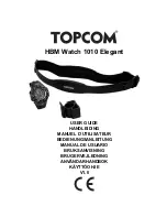 Topcom HBM Watch 1010 Elelgant User Manual предпросмотр