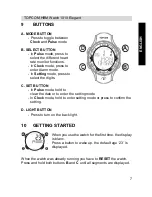 Предварительный просмотр 7 страницы Topcom HBM Watch 1010 Elelgant User Manual