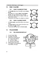 Предварительный просмотр 10 страницы Topcom HBM Watch 1010 Elelgant User Manual