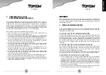 Предварительный просмотр 5 страницы Topcom Lucca User Manual