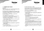 Предварительный просмотр 9 страницы Topcom Lucca User Manual