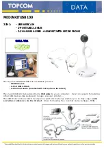 Topcom MEDIAKIT USB 100 Manual preview