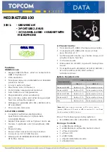 Preview for 2 page of Topcom MEDIAKIT USB 100 Manual